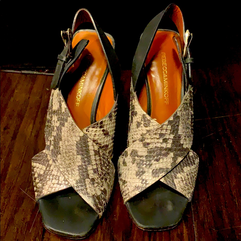 Rebecca Minkoff sandal. Size 37.5 Worn
